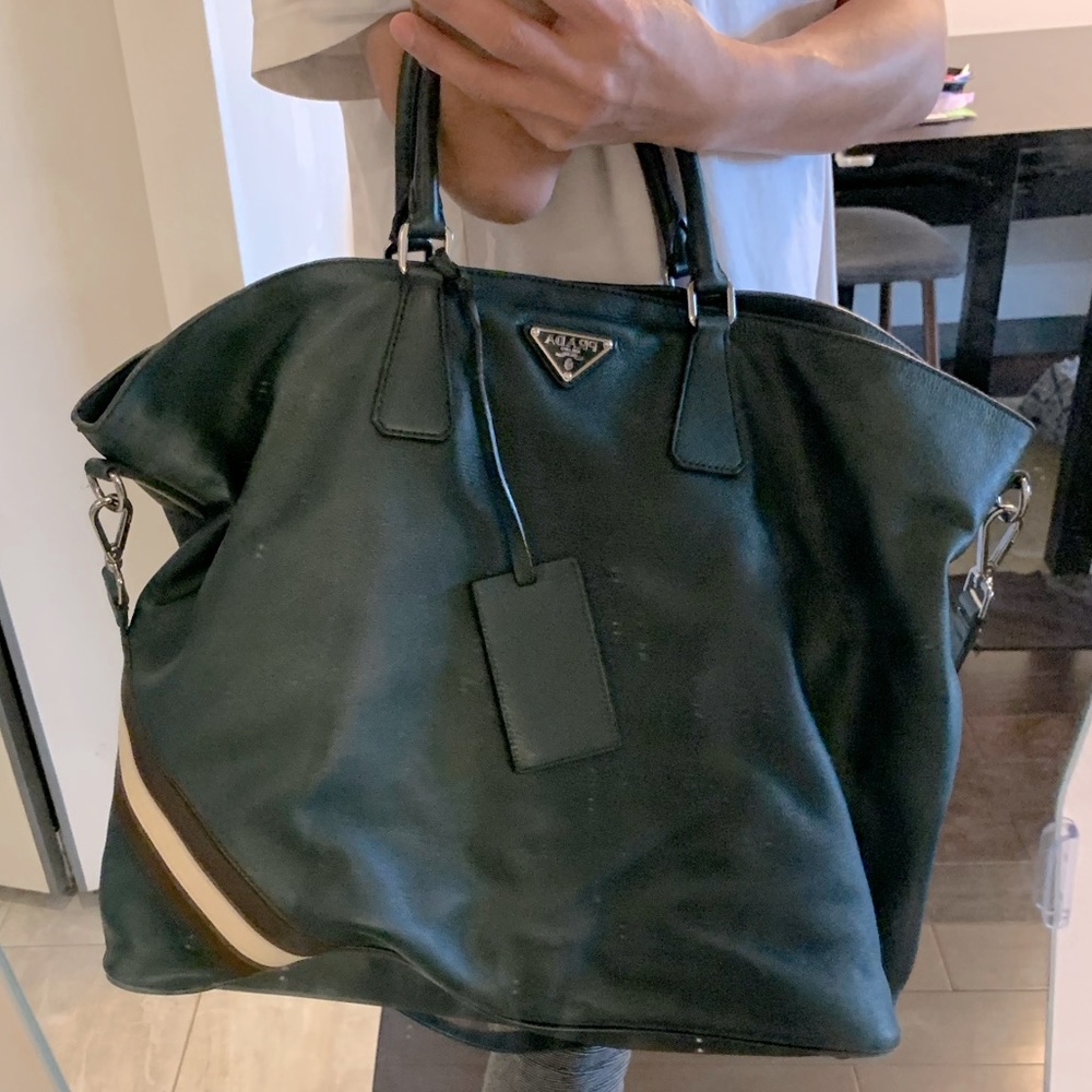 Authentic Prada Large Weekender Tote
